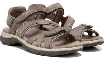 Dr Scholl's Adelle Sandal Adelle Sandal Malt Taupe Suede | MUGVi4bf