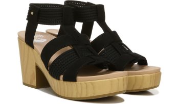 Dr Scholl's Blossom Block Heel Sandal Blossom Block Heel Sandal Black | 3ok8R8Hx