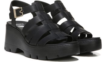 Dr Scholl's Check It Out Wedge Sandal Check It Out Wedge Sandal Black | DPuN1tuP