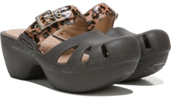 Dr Scholl's Dance On Clog Dance On Clog Brown Leopard | iuyzEVsF