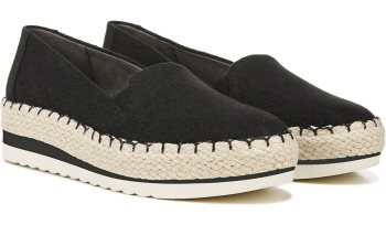 Dr Scholl's Discovery Espadrille Wedge Slip On Discovery Espadrille Wedge Slip On Black | PdvfPZkD