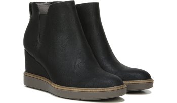 Dr Scholl's Johnnie Wedge Bootie Johnnie Wedge Bootie Black | VOJlw492