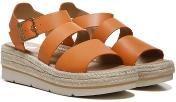 Dr Scholl's Once Twice Platform Sandal Once Twice Platform Sandal Coral Gold | FsjV4u1r