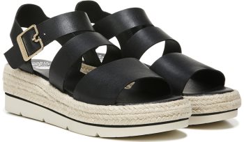 Dr Scholl's Once Twice Platform Sandal Once Twice Platform Sandal Black | LbndDN8F