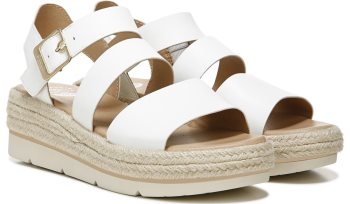 Dr Scholl's Once Twice Platform Sandal Once Twice Platform Sandal White | THyECZz5