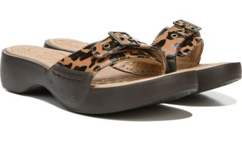 Dr Scholl's Rock On Slide Sandal Rock On Slide Sandal Brown Leopard | hAo5bYRP