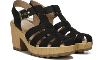 Dr Scholl's Want It All Block Heel Sandal Want It All Block Heel Sandal Black | 6xrRucRh