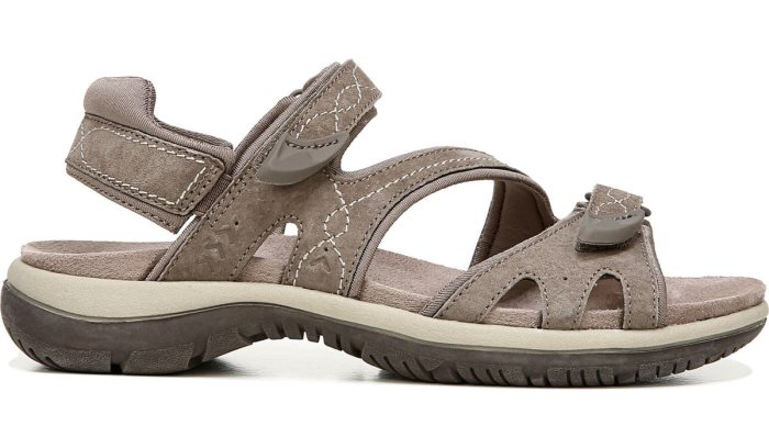 Dr Scholl's Adelle Sandal Adelle Sandal Malt Taupe Suede | MUGVi4bf