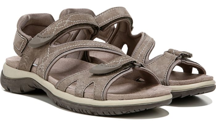 Dr Scholl\'s Adelle Sandal Adelle Sandal Malt Taupe Suede | MUGVi4bf