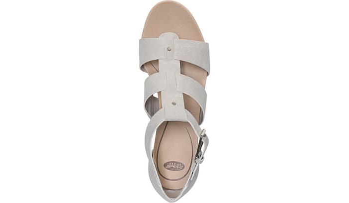 Dr Scholl's Barton Wedge Sandal Barton Wedge Sandal Grey Snake | 8AtEanw3