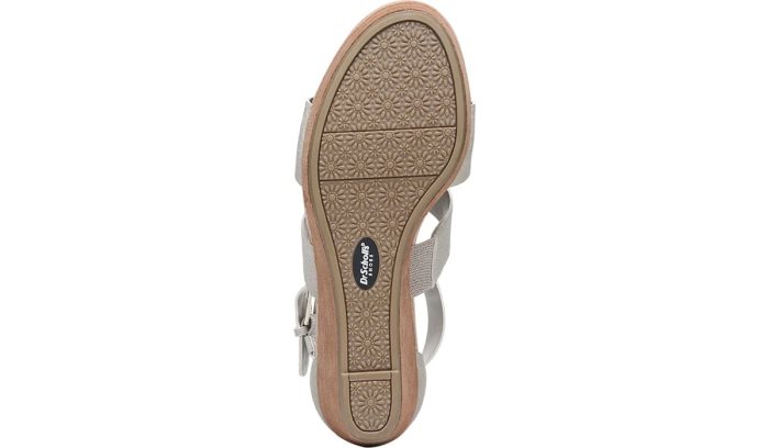 Dr Scholl's Barton Wedge Sandal Barton Wedge Sandal Grey Snake | 8AtEanw3