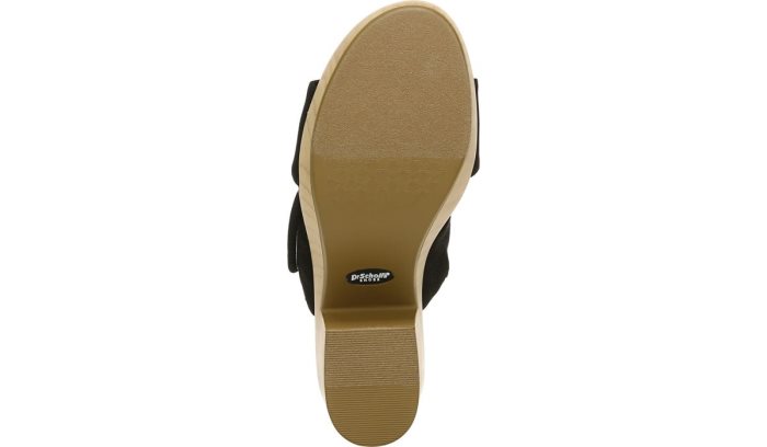 Dr Scholl's Bayside Block Heel Slide Sandal Bayside Block Heel Slide Sandal Black | HugAsWZc