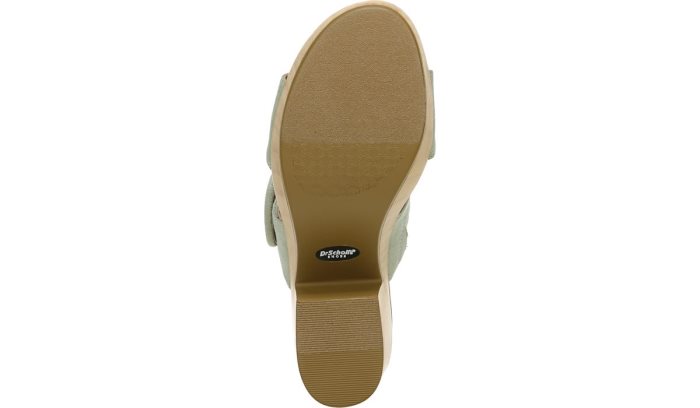 Dr Scholl's Bayside Block Heel Slide Sandal Bayside Block Heel Slide Sandal Pistachio Microfiber | LTYsVevn