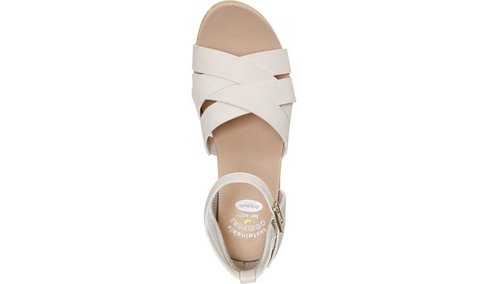 Dr Scholl's Blissful Block Heel Sandal Blissful Block Heel Sandal White | 3TZ9BT58