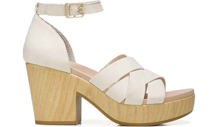 Dr Scholl's Blissful Block Heel Sandal Blissful Block Heel Sandal White | 866R8vaJ