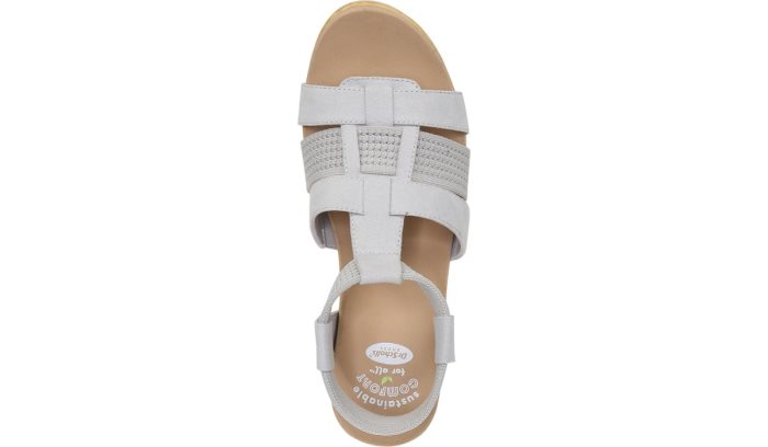 Dr Scholl's Blossom Block Heel Sandal Blossom Block Heel Sandal Grey | 0jeRvlG7