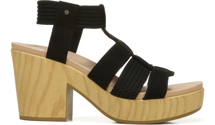 Dr Scholl's Blossom Block Heel Sandal Blossom Block Heel Sandal Black | 3ok8R8Hx