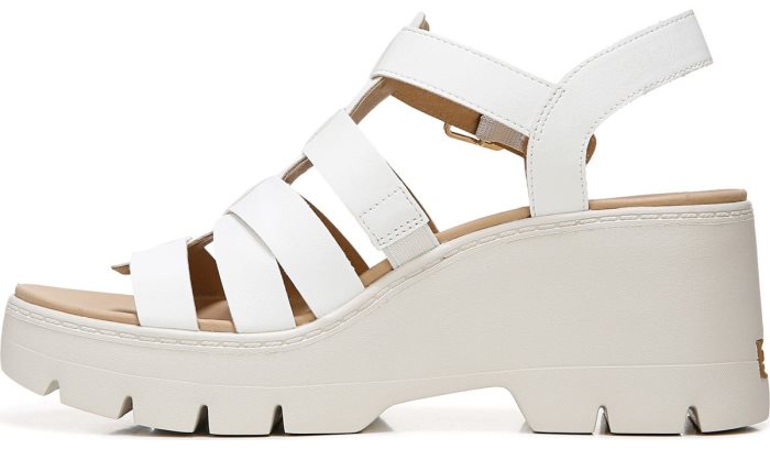 Dr Scholl's Check It Out Wedge Sandal Check It Out Wedge Sandal White | 7gkN67JQ