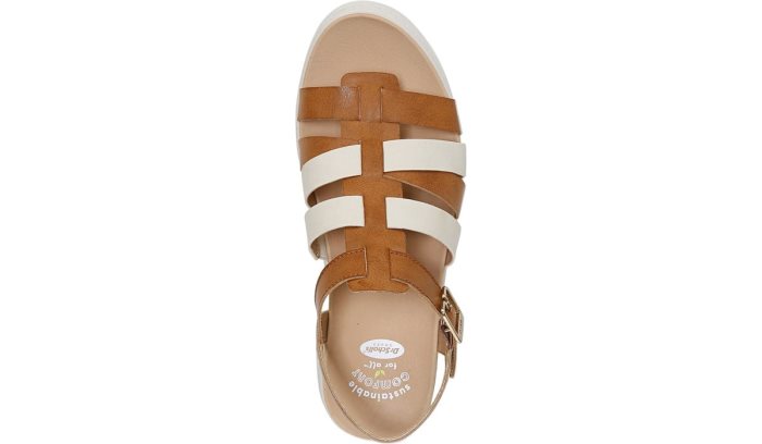 Dr Scholl's Check It Out Wedge Sandal Check It Out Wedge Sandal Orange | 8MRyW1Yn