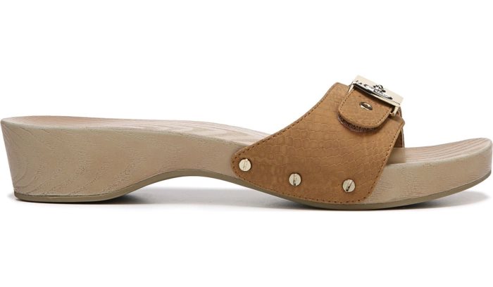 Dr Scholl's Classic Faux Wood Sandal Classic Faux Wood Sandal Snake | UDq9BrQr