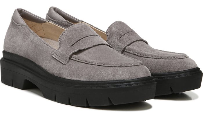 Dr Scholl\'s Classy Platform Loafer Classy Platform Loafer Grey | HsqeIqPn