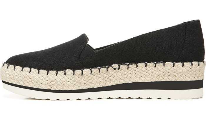 Dr Scholl's Discovery Espadrille Wedge Slip On Discovery Espadrille Wedge Slip On Black | PdvfPZkD