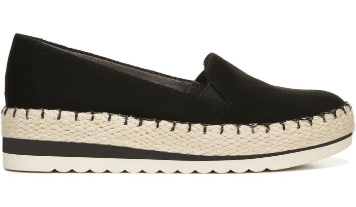 Dr Scholl's Discovery Espadrille Wedge Slip On Discovery Espadrille Wedge Slip On Black | SyXIvWS2