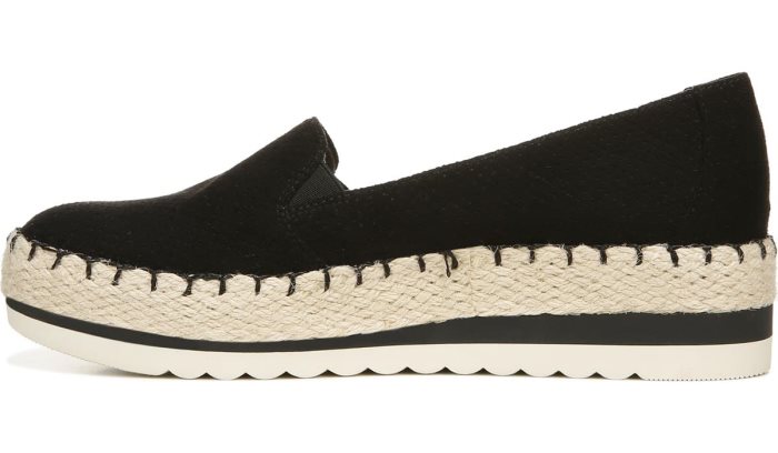 Dr Scholl's Discovery Espadrille Wedge Slip On Discovery Espadrille Wedge Slip On Black | SyXIvWS2