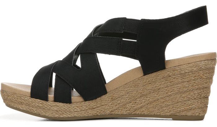 Dr Scholl's Everlasting Wedge Sandal Everlasting Wedge Sandal Black | I5RCphem