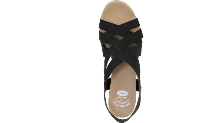 Dr Scholl's Everlasting Wedge Sandal Everlasting Wedge Sandal Black | I5RCphem