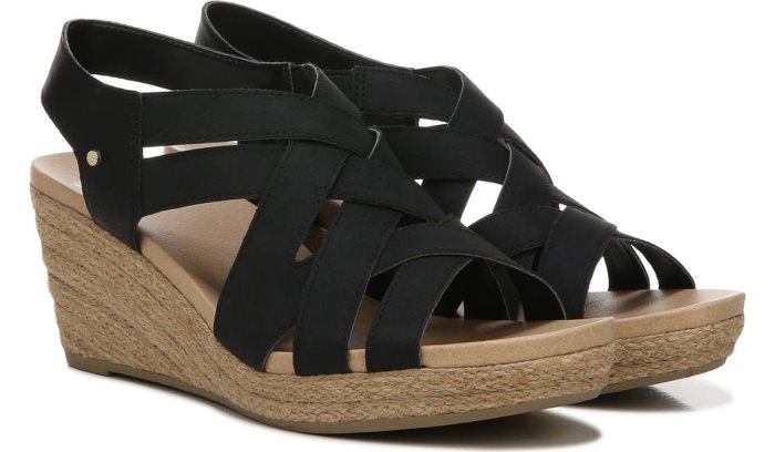 Dr Scholl\'s Everlasting Wedge Sandal Everlasting Wedge Sandal Black | I5RCphem