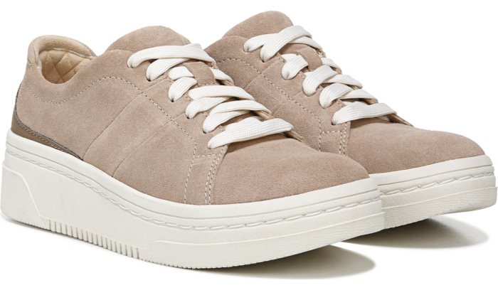 Dr Scholl\'s Everyday Platform Sneaker Everyday Platform Sneaker Toasted Taupe Suede | KDR4oYFh