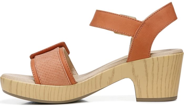 Dr Scholl's Felicity Platform Dress Sandal Felicity Platform Dress Sandal Clay Leather | uDcKUO1I