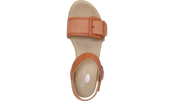 Dr Scholl's Felicity Platform Dress Sandal Felicity Platform Dress Sandal Clay Leather | uDcKUO1I