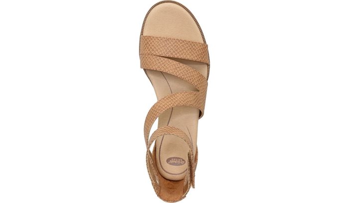 Dr Scholl's Freedom Sandal Freedom Sandal Orange Snake | 03kCzqTL