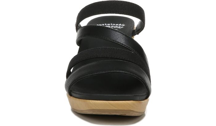 Dr Scholl's Giggle Wedge Sandal Giggle Wedge Sandal Black | 3VPvciQm