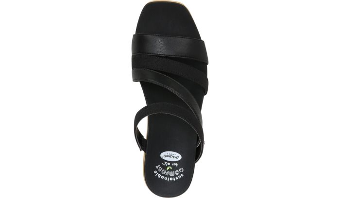 Dr Scholl's Giggle Wedge Sandal Giggle Wedge Sandal Black | 3VPvciQm