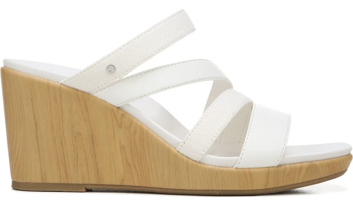 Dr Scholl's Giggle Wedge Sandal Giggle Wedge Sandal White | JbBkX6Gp