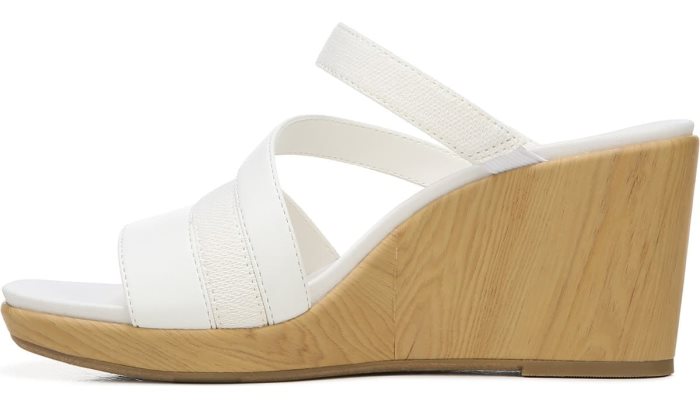 Dr Scholl's Giggle Wedge Sandal Giggle Wedge Sandal White | JbBkX6Gp