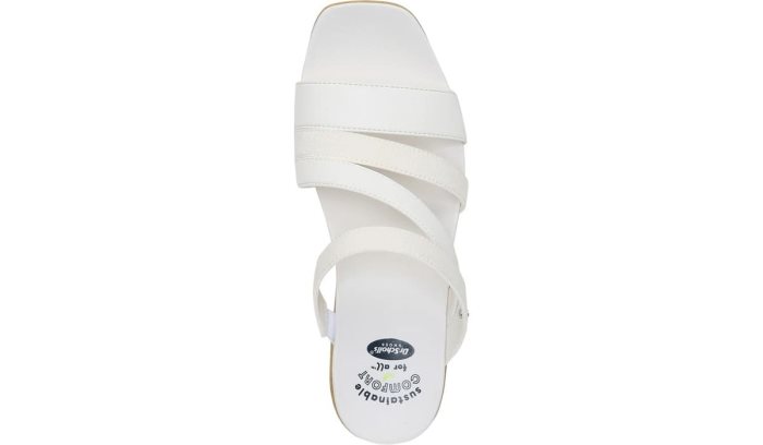 Dr Scholl's Giggle Wedge Sandal Giggle Wedge Sandal White | JbBkX6Gp