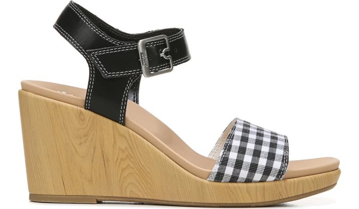 Dr Scholl's Glimmer Wedge Sandal Glimmer Wedge Sandal Black | KYYKfonT