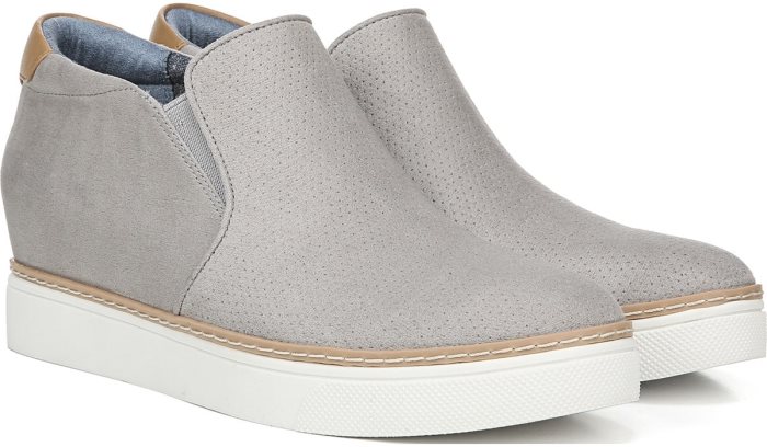 Dr Scholl\'s If Only Wedge Sneaker Bootie If Only Wedge Sneaker Bootie Grey | 65Gcnfvi