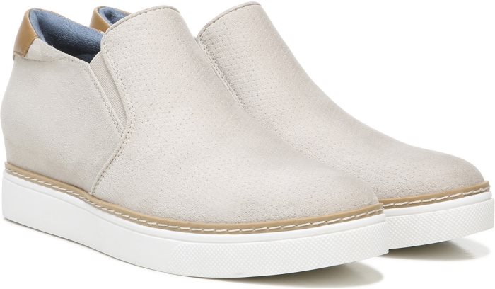 Dr Scholl\'s If Only Wedge Sneaker Bootie If Only Wedge Sneaker Bootie Oyster Fabric | NL23OUwg