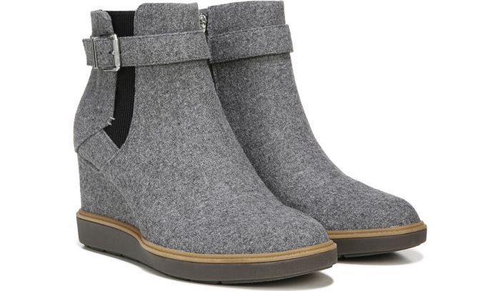 Dr Scholl\'s Jacinda Wedge Bootie Jacinda Wedge Bootie Grey | 0EYy38Za