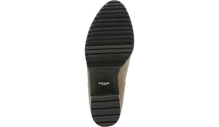 Dr Scholl's London Block Heel Bootie London Block Heel Bootie Woodsmoke Microfiber | Hki8fWAu