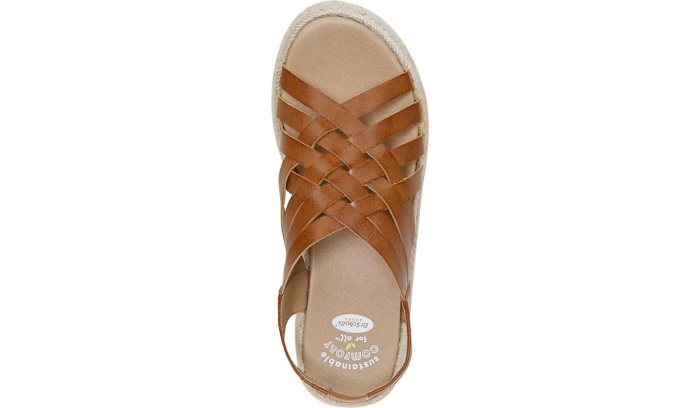 Dr Scholl's Off Site Espadrille Wedge Sandal Off Site Espadrille Wedge Sandal Orange | 47w4p9Hg