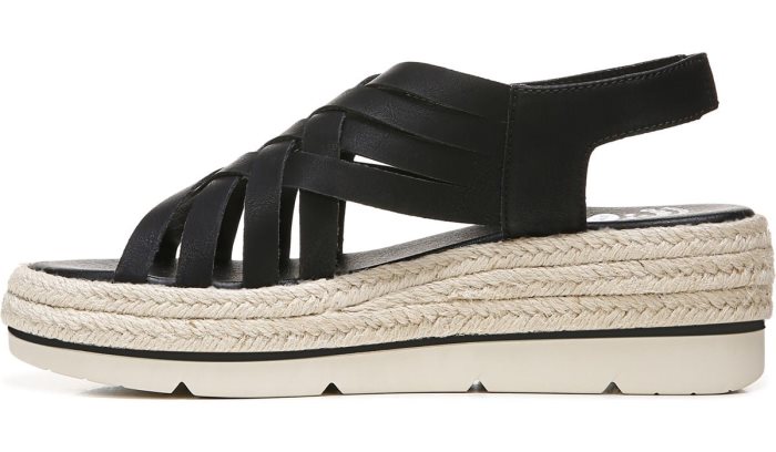 Dr Scholl's Off Site Espadrille Wedge Sandal Off Site Espadrille Wedge Sandal Black | WICsNgQr