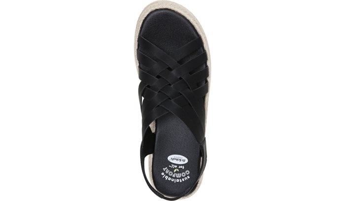 Dr Scholl's Off Site Espadrille Wedge Sandal Off Site Espadrille Wedge Sandal Black | WICsNgQr