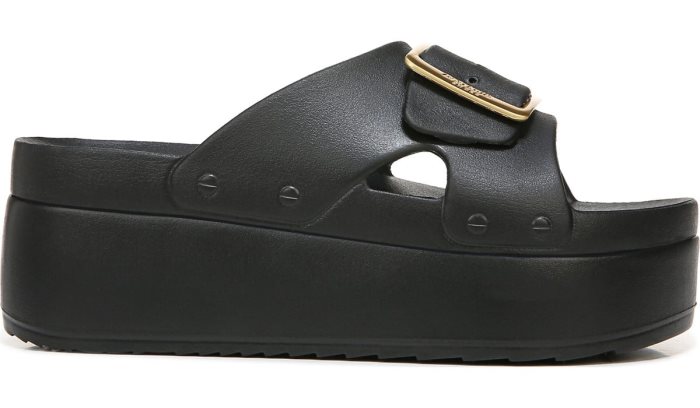 Dr Scholl\'s Original Goals Platform Sandal Original Goals Platform Sandal Black | BOpvuDP1