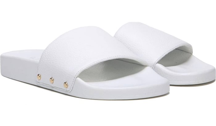 Dr Scholl\'s Pisces Pool Slide Sandal Pisces Pool Slide Sandal White | 26Wm2Gpd